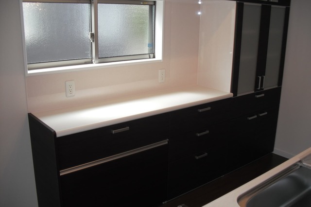 キッチンシステム収納の画像