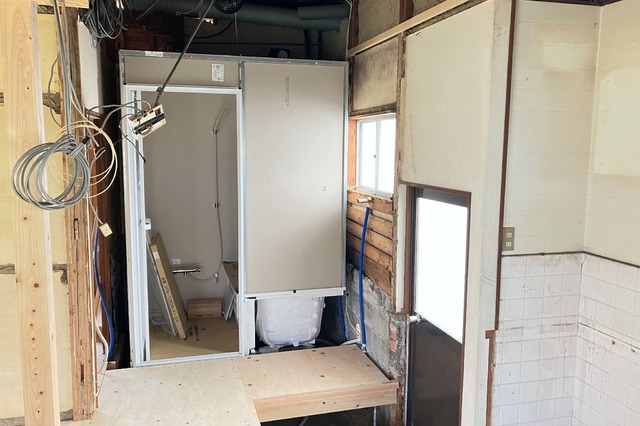 お風呂もユニットバスへ変更！の画像